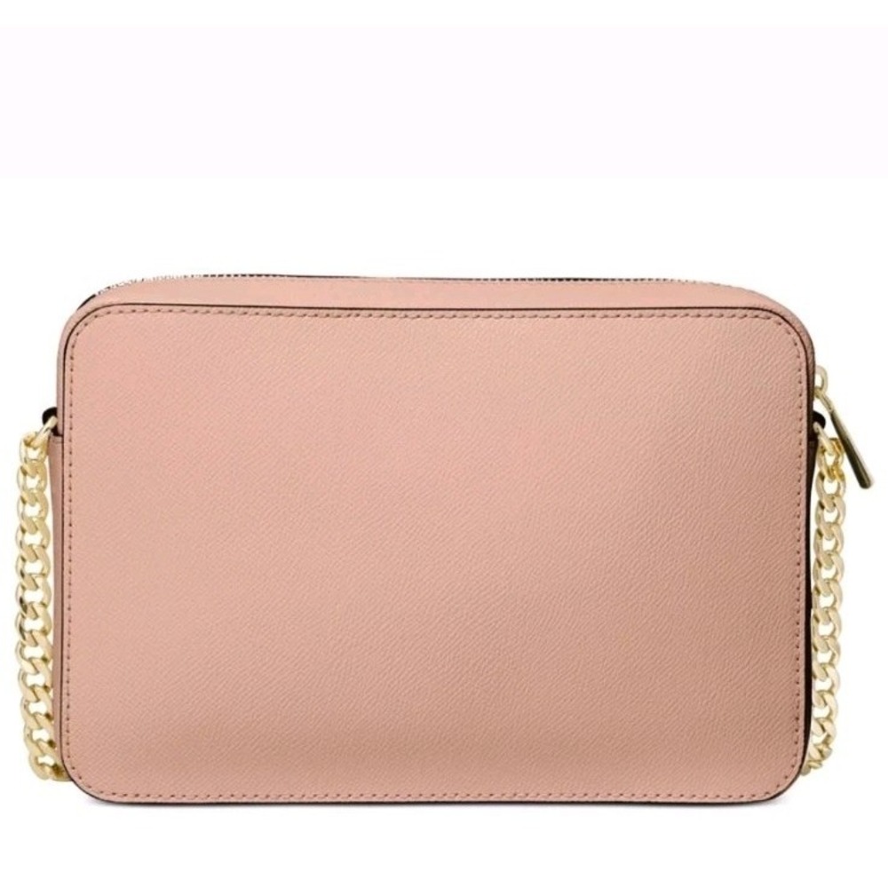 Michael Kors Handbag Jet Set Powder Pink Leather Crossbody Bag AUTHENTIC - Picture 4 of 5